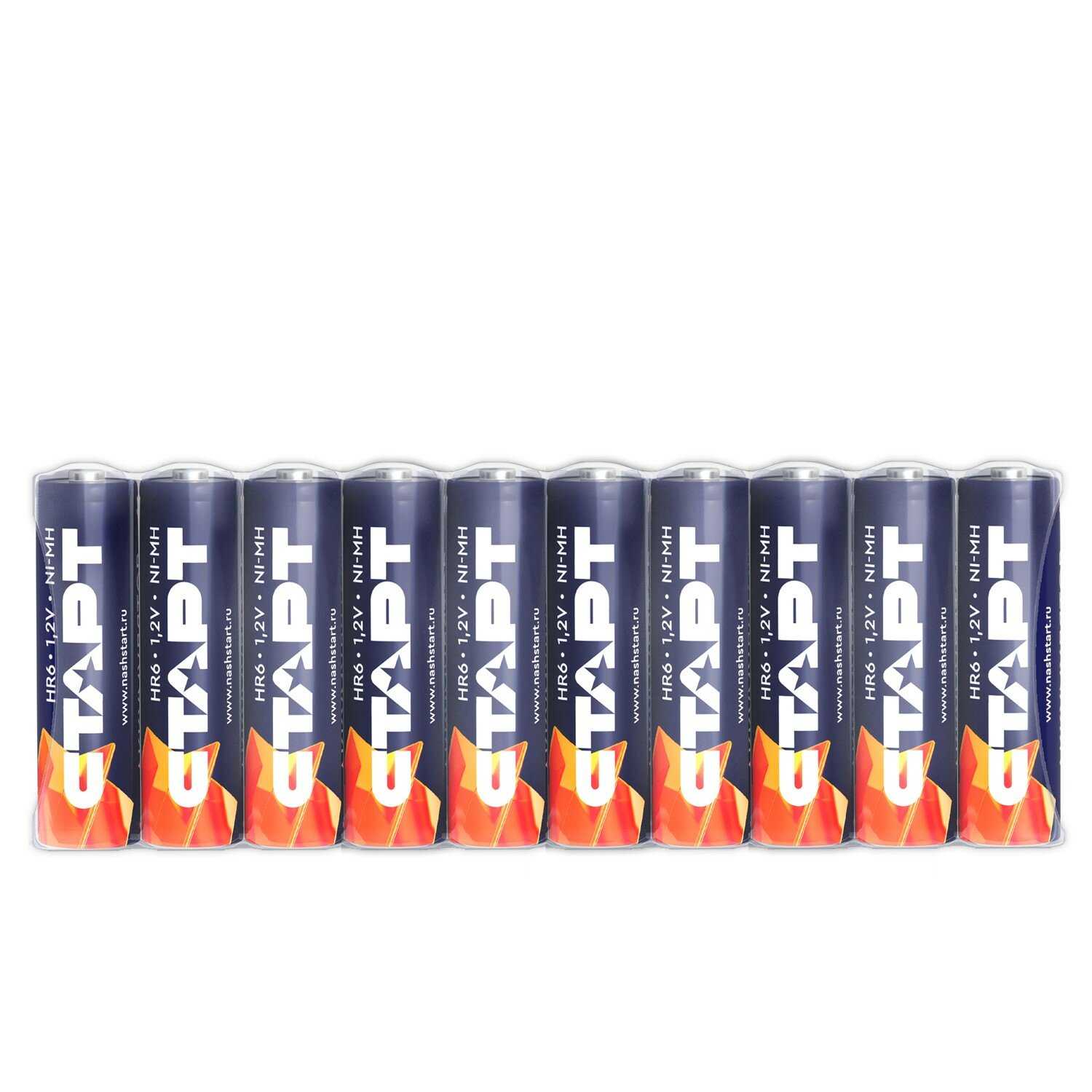 Аккумуляторные батарейки Старт HR6 AA 2700mAh Ni-MH (BL2) фотография 23