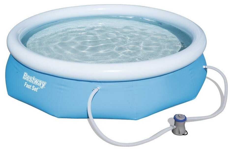 Бассейн BESTWAY с надувным бортом 305x76 см (57266) фотография 6