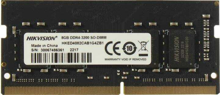 Оперативная память Hikvision 8 ГБ DDR4 SODIMM (HKED4082CAB1G4ZB1/8G) фотография 13