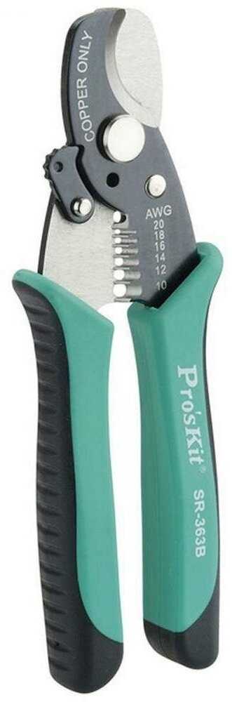 Кусачки для круглого кабеля и стриппер ProsKit SR-363B фотография 2