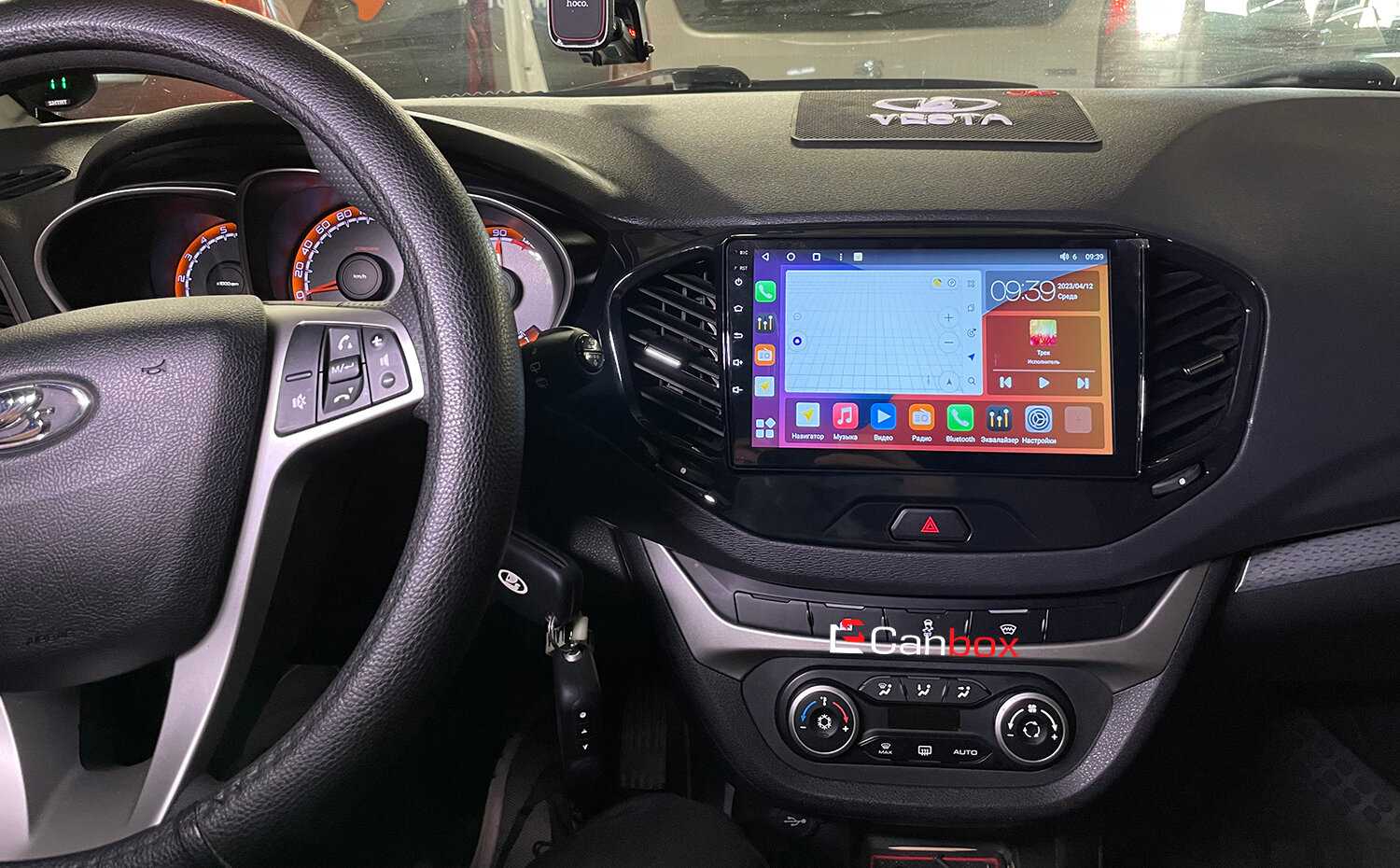 Штатная магнитола Lada Canbox M-Line 5610-9109-1 (4G-SIM, 2/32, DSP, QLed, Tesla) фотография 2