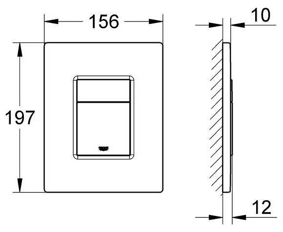 Кнопка смыва Grohe Skate Cosmopolitan 38732000 фотография 4