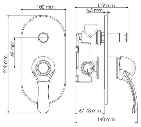 Смеситель Wasserkraft 1361 фотография 3