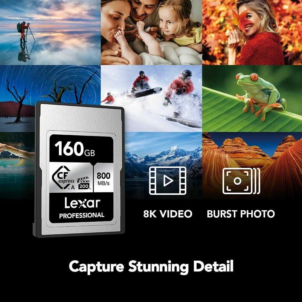 Карта памяти Lexar Professional CFexpress Type A (LCAEXSL160G-RNENG) фотография 2