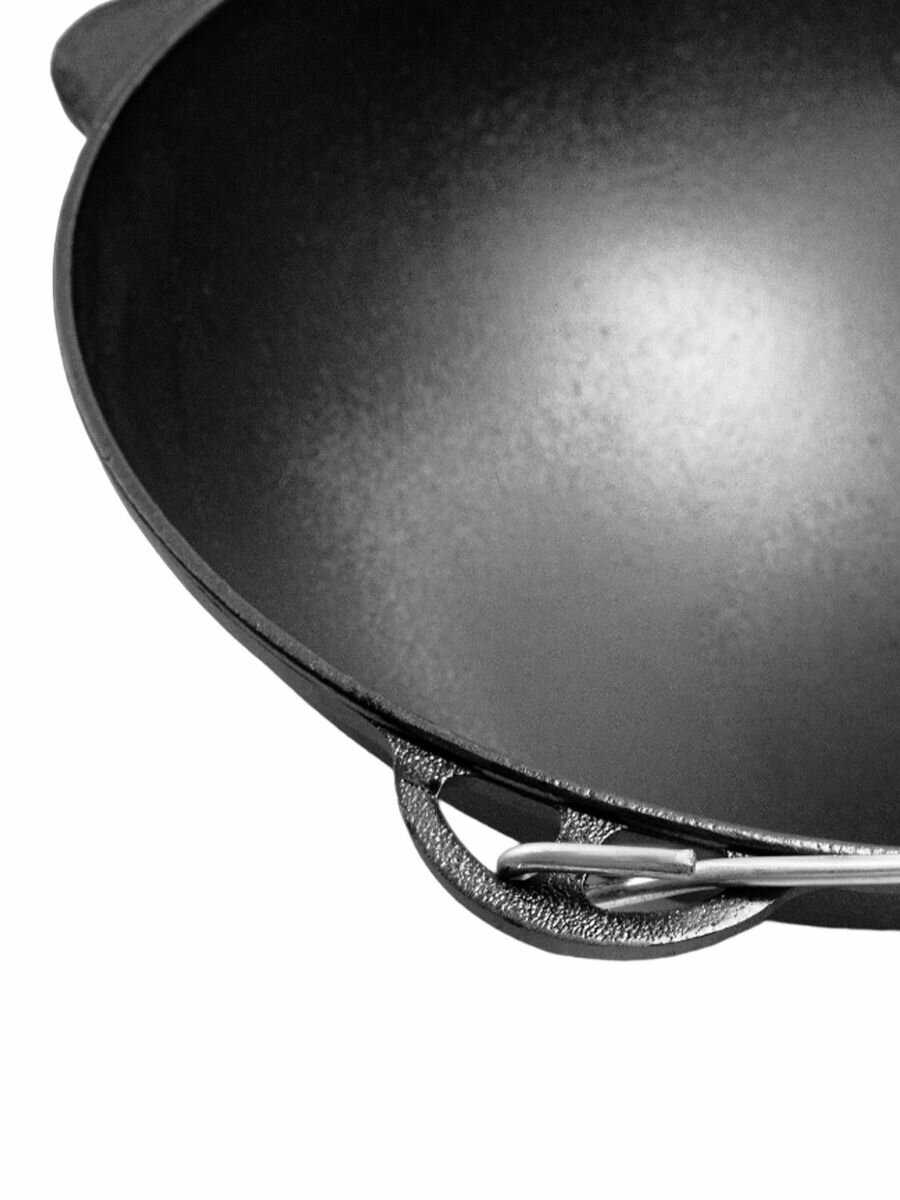 Казан Казан чугунный с крышкой (садж) фотография 12