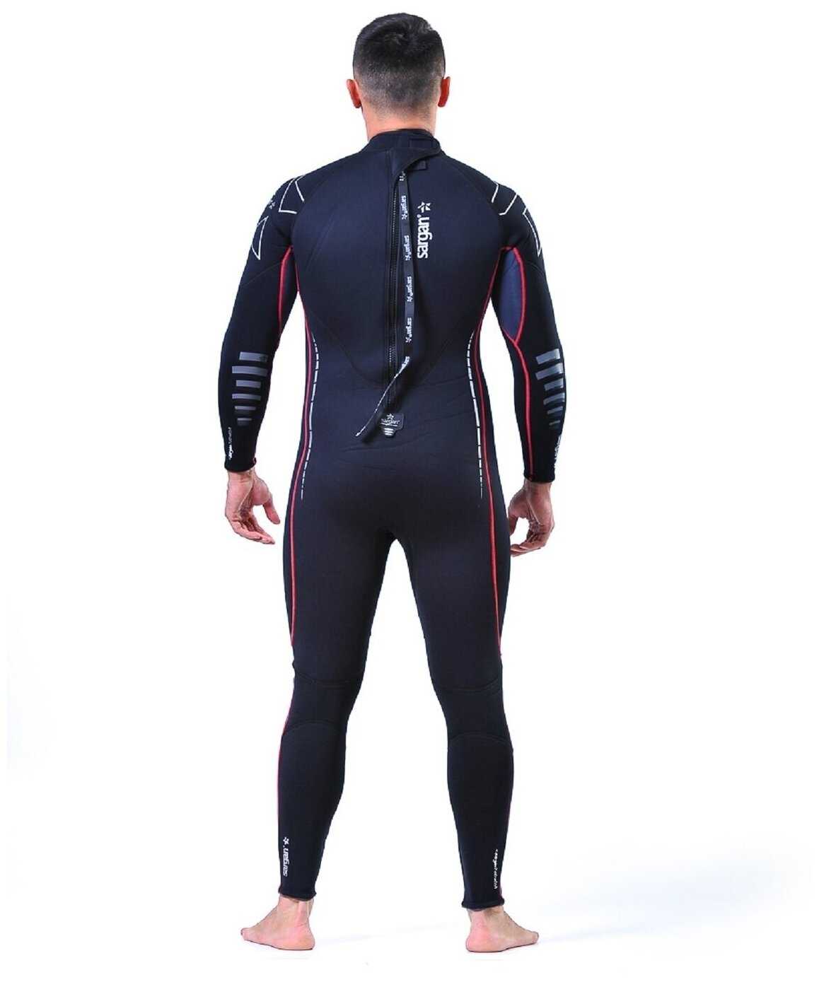 Гидрокостюм для плавания и водных видов спорта SARGAN Nero Long men 5 mm фотография 1