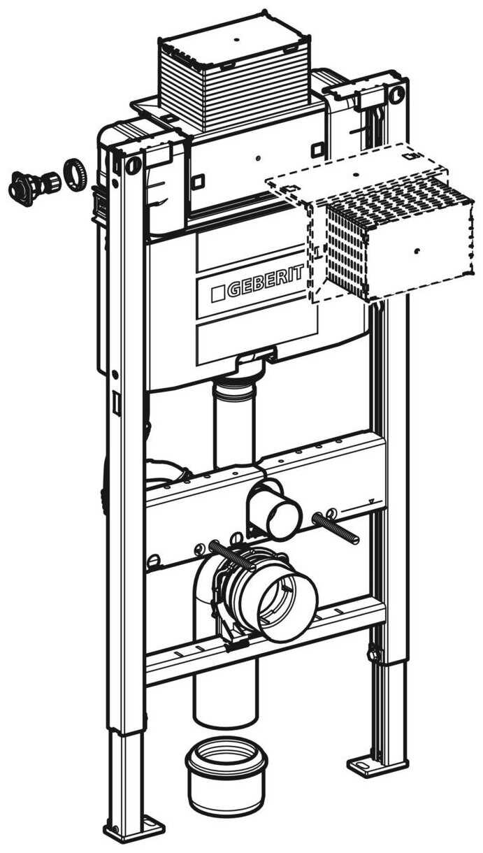 Рамная инсталляция GEBERIT Duofix 111.030.00.1 фотография 4