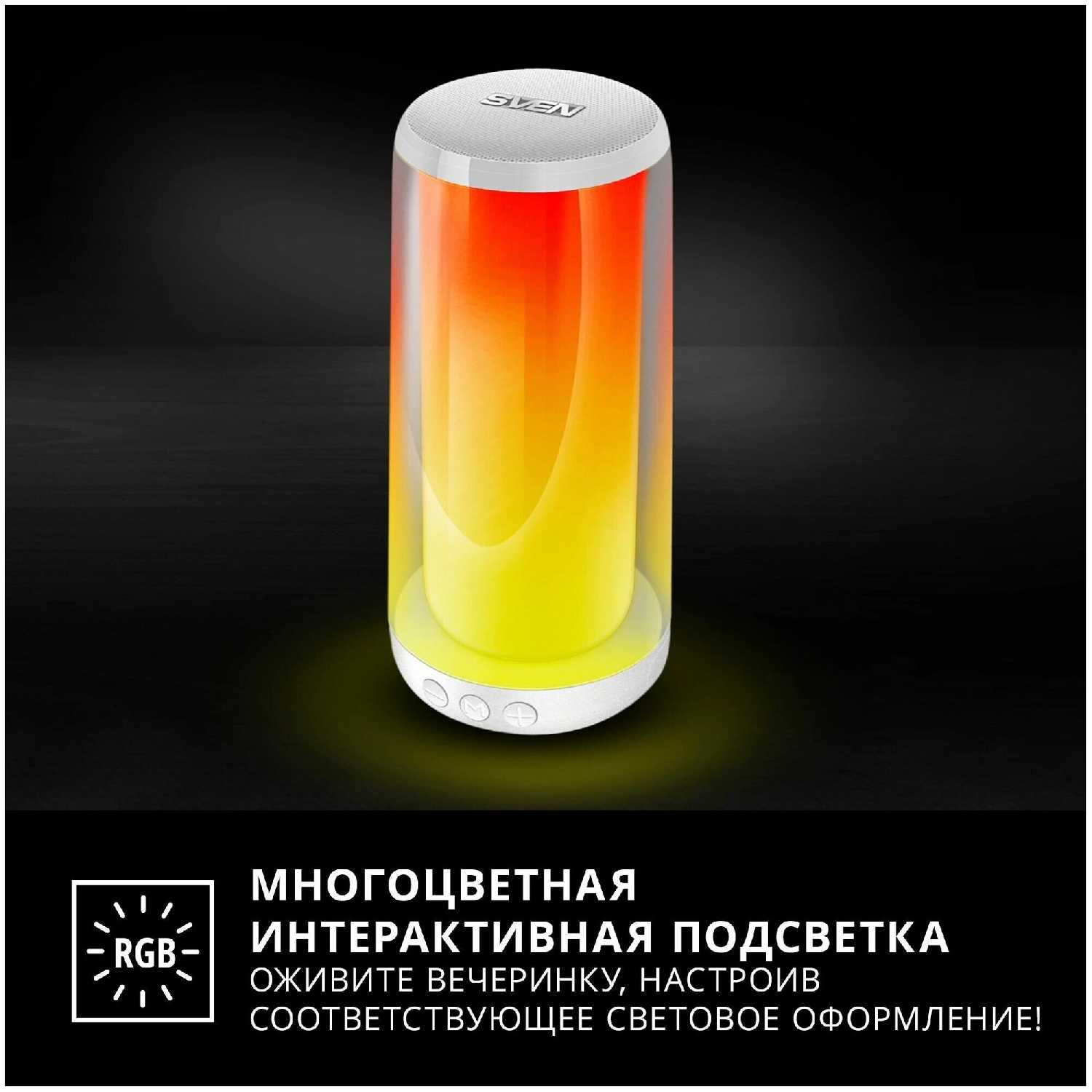 Портативная bluetooth колонка SVEN PS-265 фотография 5