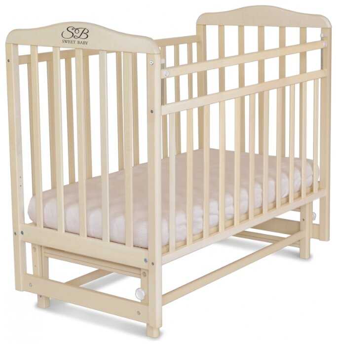 Кроватка SWEET BABY Ennio, качалка, полозья для качания фотография 1
