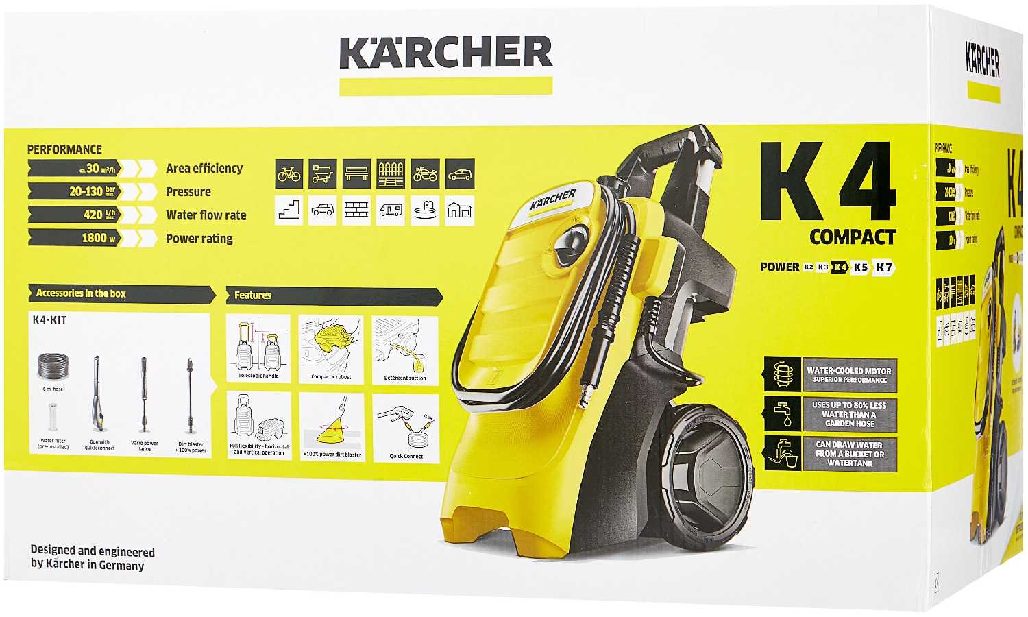 Мойка высокого давления KARCHER K 4 Compact (1.637-500.0) фотография 9