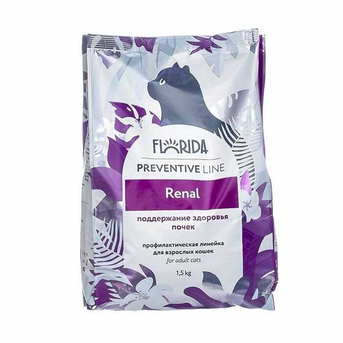 Сухой корм FLORIDA Preventive Line renal (1,5 кг) фотография 5