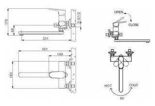 Смеситель Bravat F6105161C-01A фотография 9