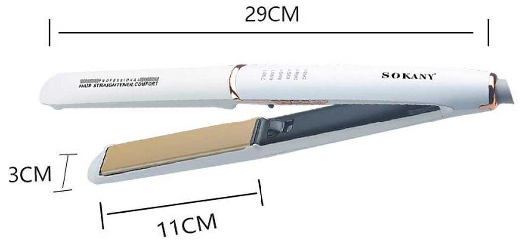 Выпрямитель для волос SOKANY Профессиональный выпрямитель для волос (HS-984) фотография 3
