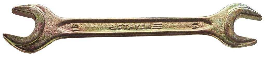 Ключ рожковый STAYER 27038-14-15, 15 мм х 14 мм