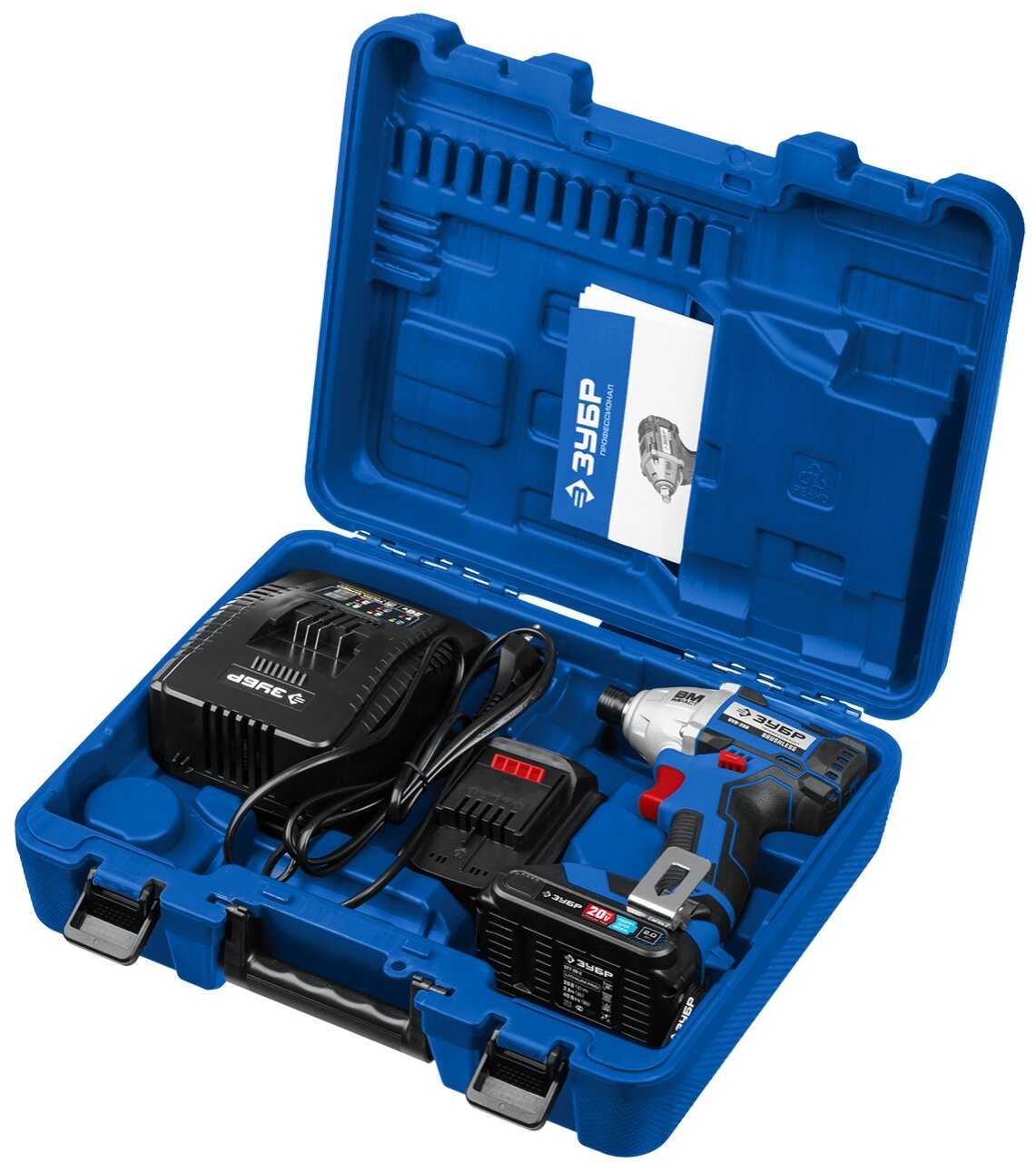 Аккумуляторная дрель-шуруповерт ЗУБР GVB-250-22 фотография 3