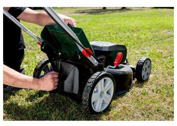 Аккумуляторная газонокосилка Metabo RM 36-18 LTX BL 46 (601606850) фотография 13