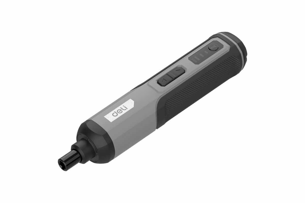 Отвертка аккумуляторная Deli Отвертка аккумуляторная прямая DL-DP04-E1B2 (3,6В, 2А/ч, 5Нм, реверс, подсветка, кейс) фотография 12