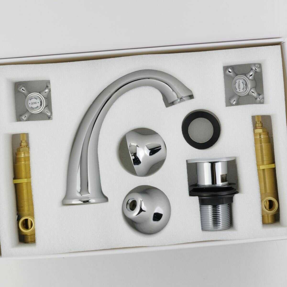 Смеситель Migliore PRESTIGE (на 3 отв, донный клапан 