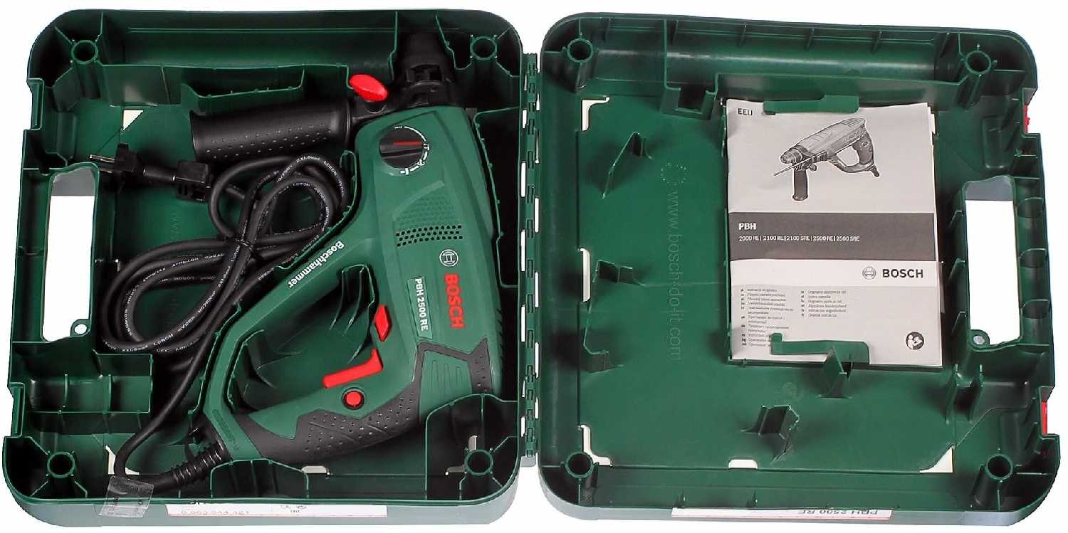 Перфоратор BOSCH PBH 2500 RE (600 Вт) фотография 17