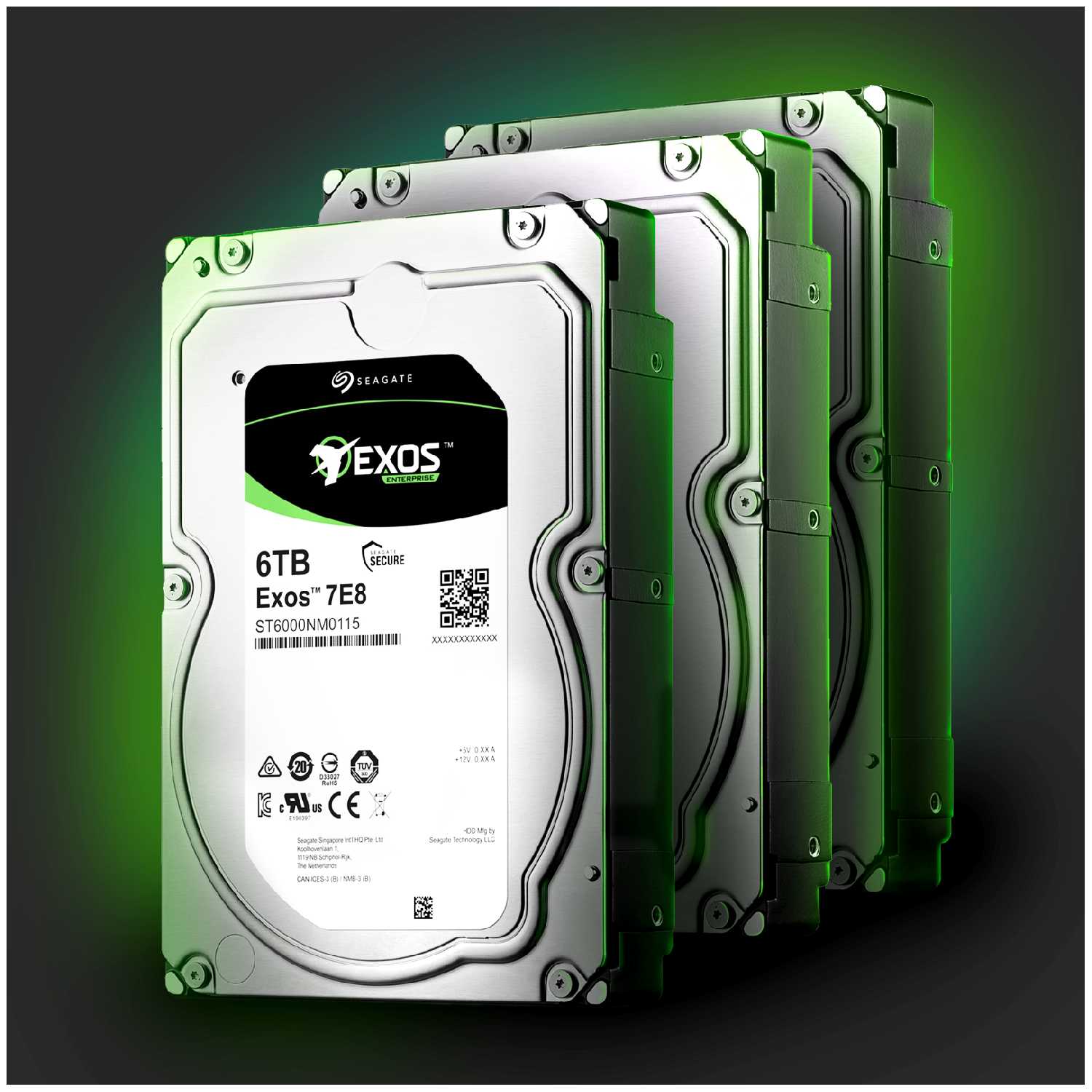 Серверный жесткий диск Seagate Exos 7E8 6 ТБ (ST6000NM0115) фотография 1