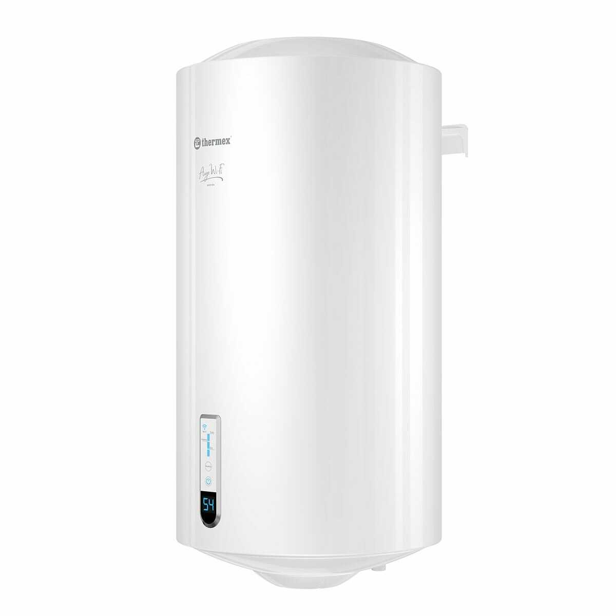 Электрический накопительный водонагреватель Thermex Auga 100 V Slim Wi-Fi (100) фотография 2