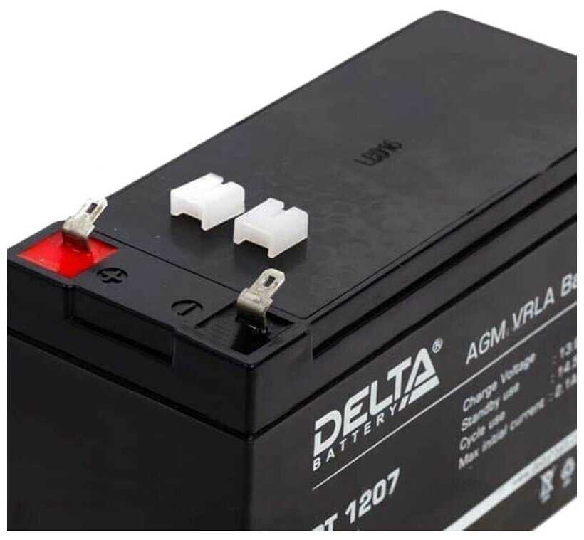 Аккумуляторная батарея DELTA Battery DT 1207 (12В) фотография 7