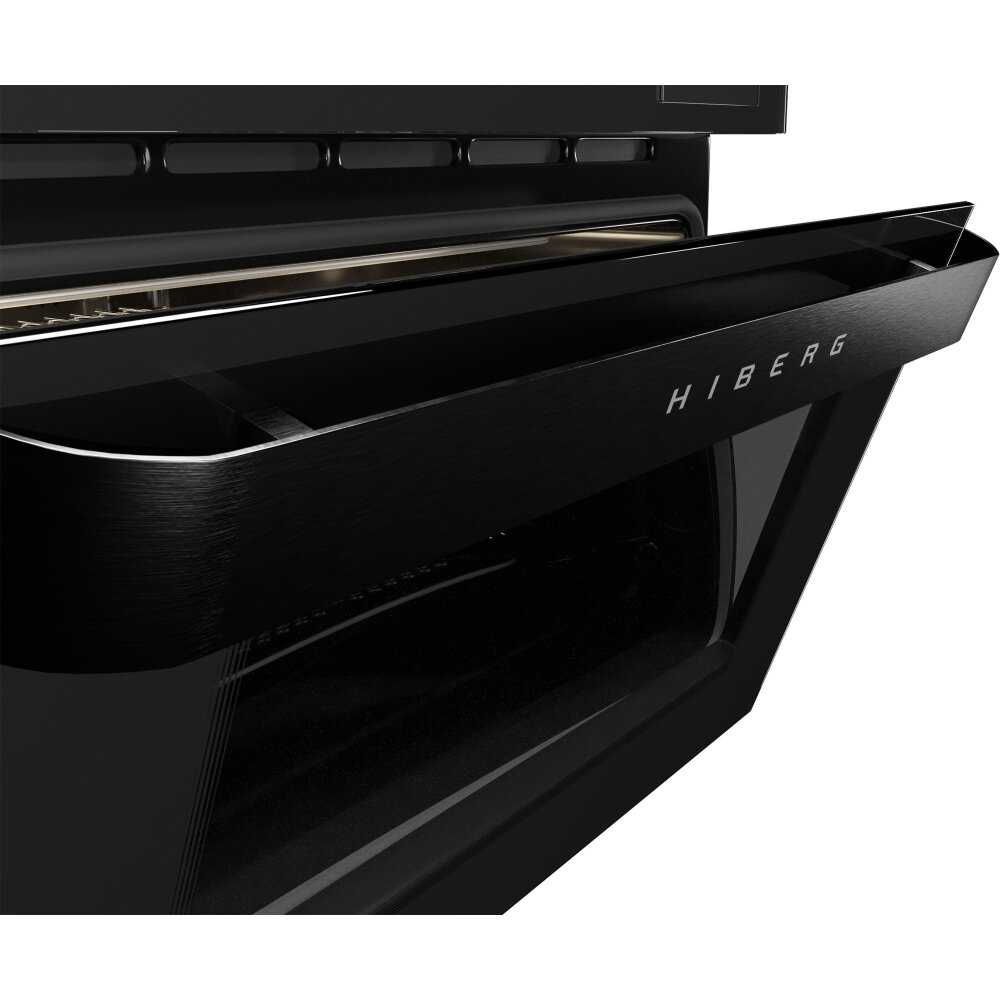 Духовой шкаф HIBERG S-VMF 5515 B SMART, встраиваемый, с паром, гриль, фритюр фотография 2