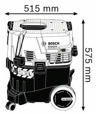 Пылесос промышленный BOSCH GAS 35 L SFC+ фотография 8