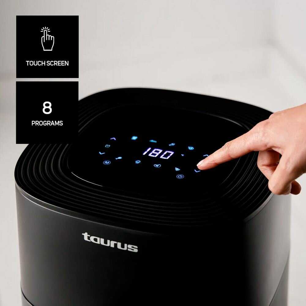 Аэрофритюрница Taurus Air fry digital 6S (1700 Вт, 5.5 л) фотография 5
