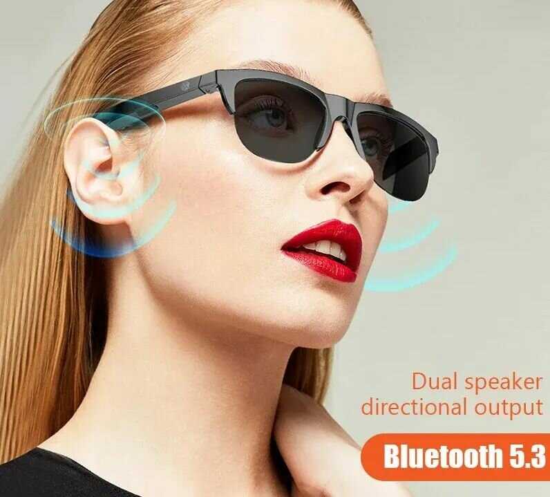 Поляризационные солнцезащитные очки Bluetooth беспроводные сенсорные TWS фотография 5