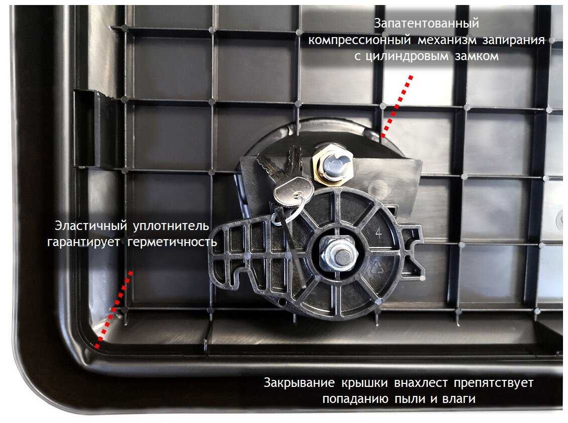 Ящик инструментальный пластиковый DAKEN JUST 81108. Размер 826х500х470 мм. фотография 6