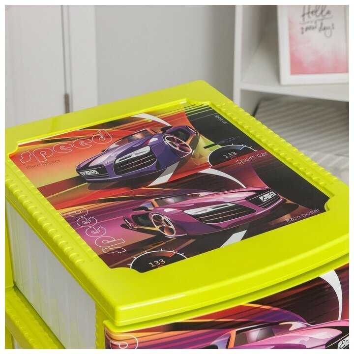 Бельевой комод РУССПЛАСТ Спорткар фотография 12