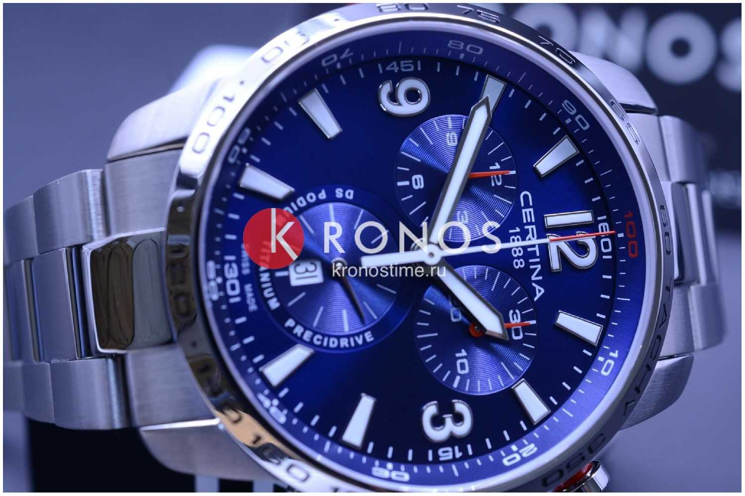 Наручные часы Certina DS Podium Chronograph 1/100 sec C001.647.44.047.00 фотография 2