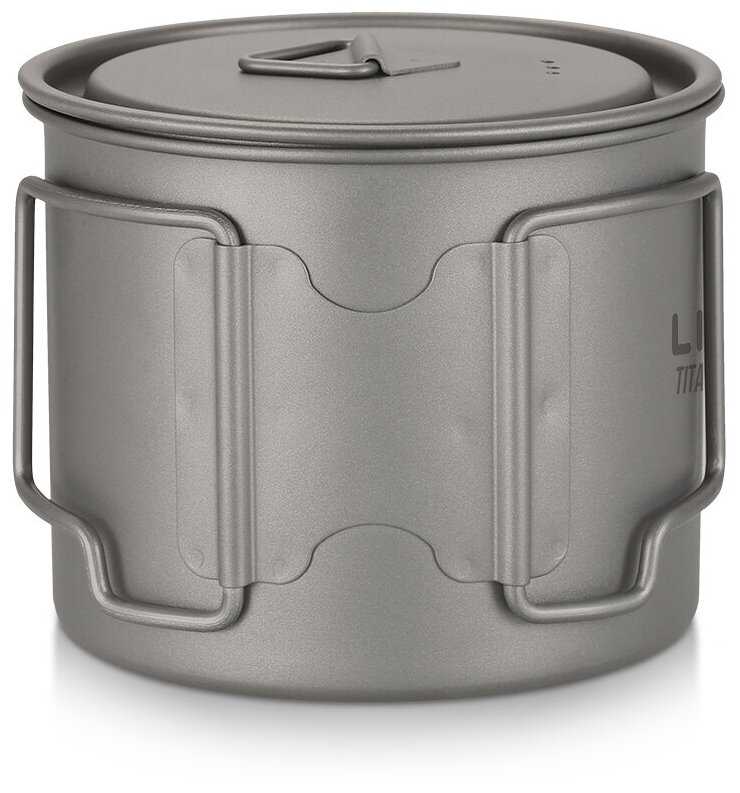 Кружка титановая туристическая 550мл с крышкой, походная, для кемпинга фотография 1