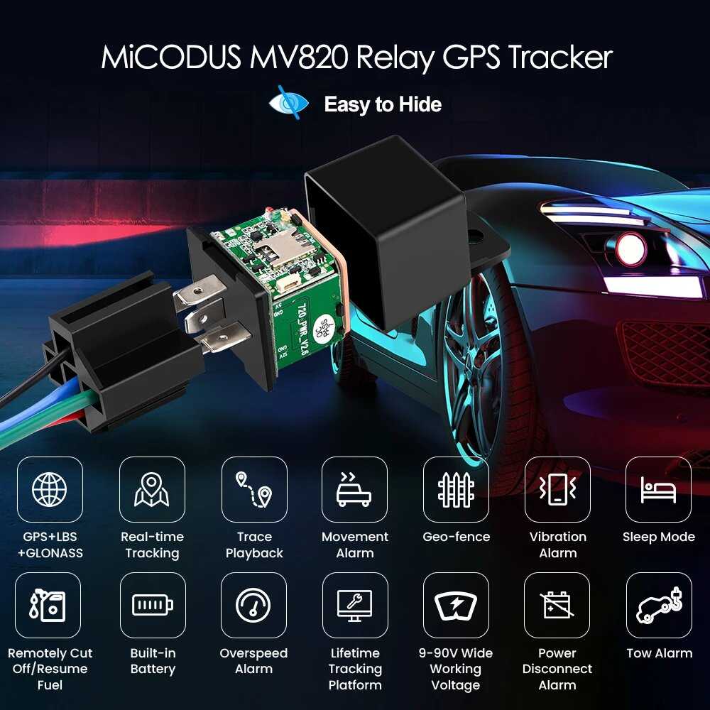 GPS трекер Micodus MV720 фотография 20
