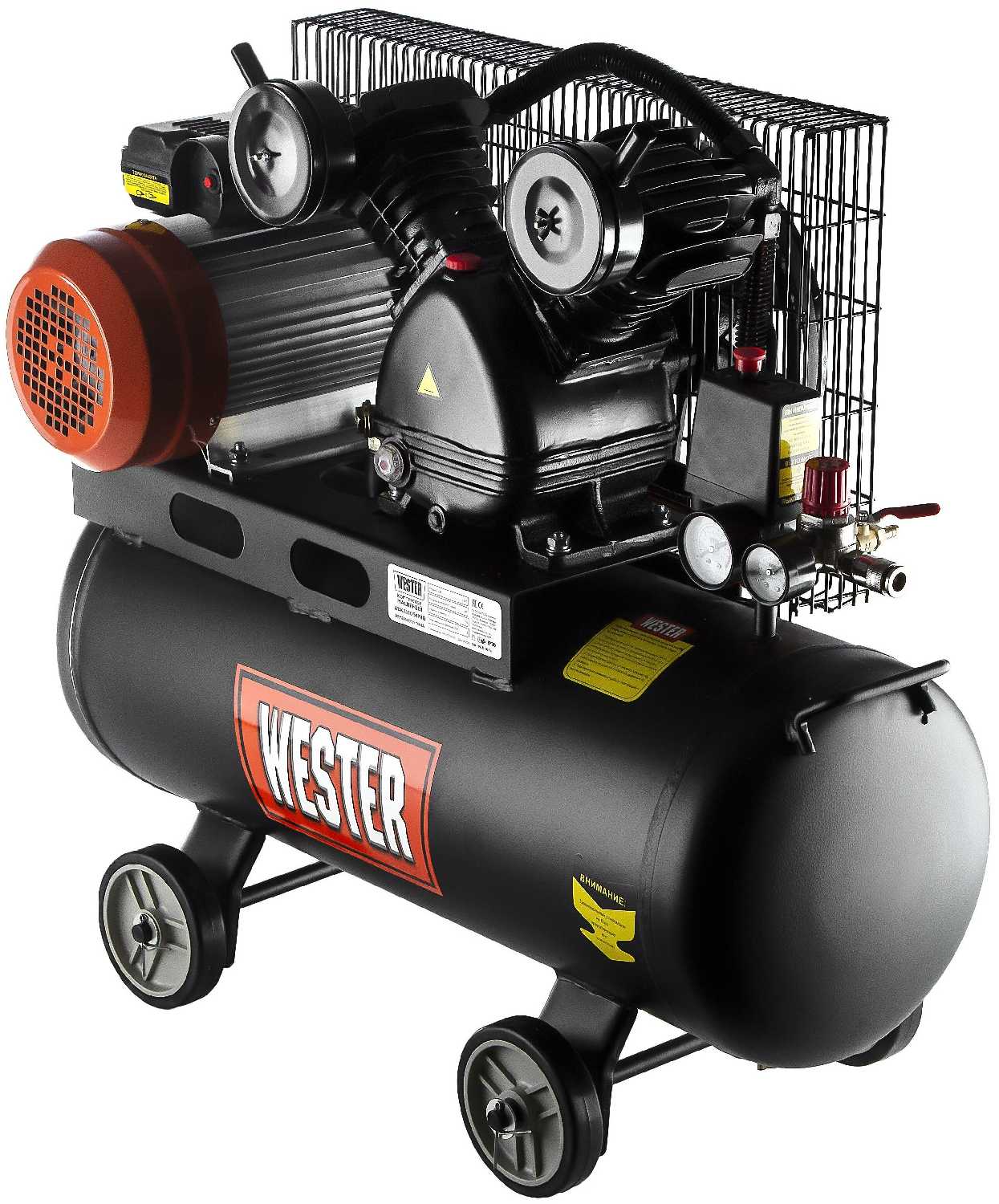 Компрессор масляный Wester WBK2200/50PRO, 50 л, 2.2 кВт