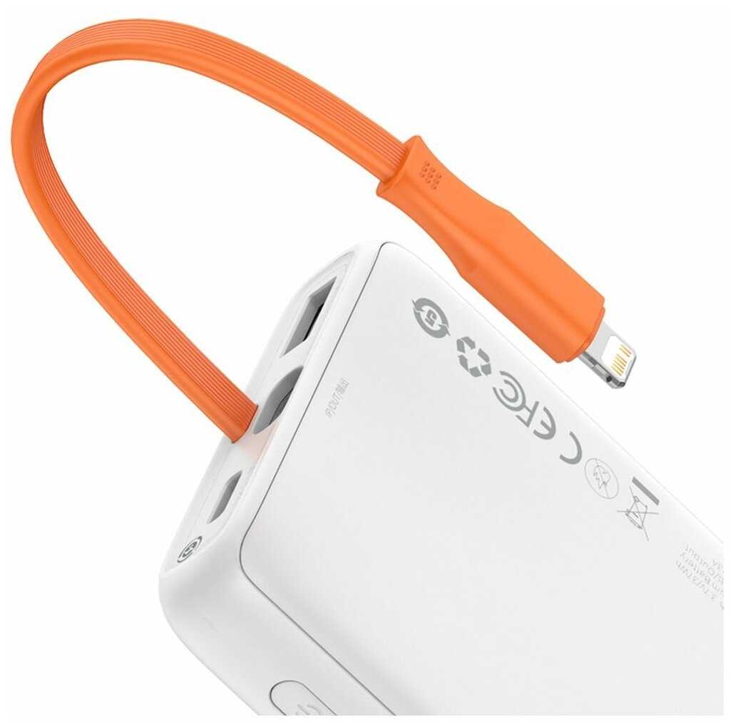 Портативный аккумулятор BASEUS Block Digital Display Quick Charge Power Bank 10000 mAh (20W) фотография 1