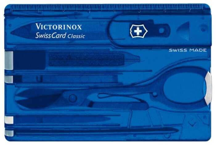 Нож многофункциональный VICTORINOX SwissCard Classic box (0.7100/0.7122/0.7133) фотография 4