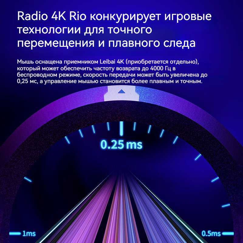 Беспроводная игровая мышь Rapoo VT9PRO (PAW3398) фотография 4