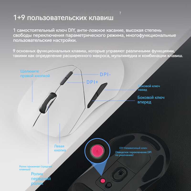 Беспроводная игровая мышь Rapoo VT9PRO (PAW3398) фотография 5