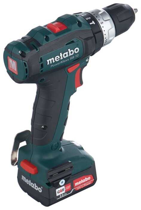 Аккумуляторная ударная дрель-шуруповерт Metabo PowerMaxx SB 12 601076500 фотография 2
