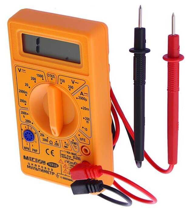 Мультиметр цифровой МЕГЕОН 12838 фотография 2