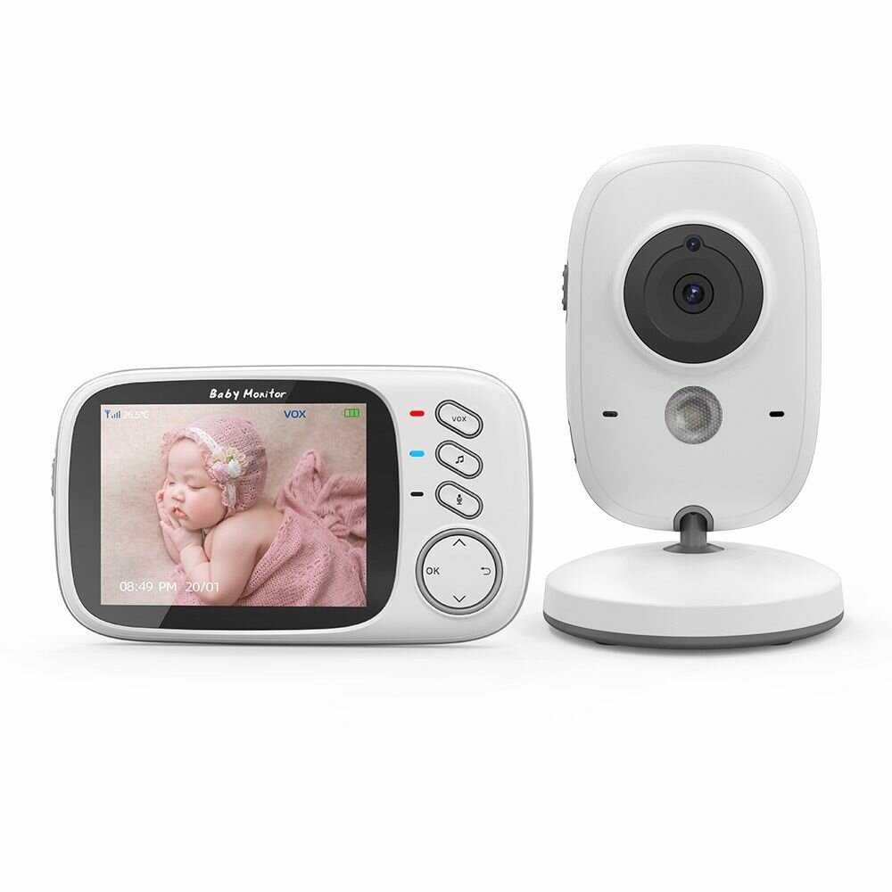 Беспроводная видеоняня Baby Monitor VB603 с радиусом действия до 300 м, видео няня / Радионяня с камерой и монитором и обратной связью фотография 16