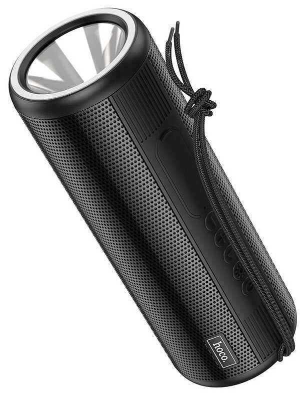 HOCO / Колонка Блютуз с фонариком черная / 1200mAh HC11 Bora sports BT