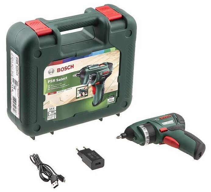 Аккумуляторная отвертка BOSCH PSR Select Micro USB (0.603.977.021) фотография 5