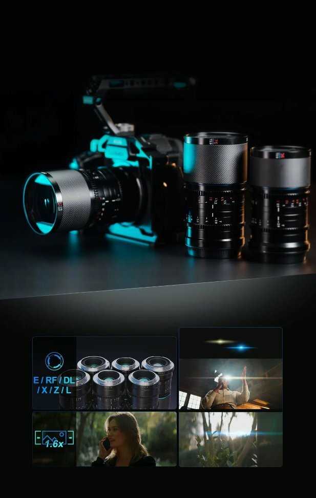 Объектив Sirui Saturn 50mm T2.9 1.6x FF Anamorphic (E-mount) фотография 6
