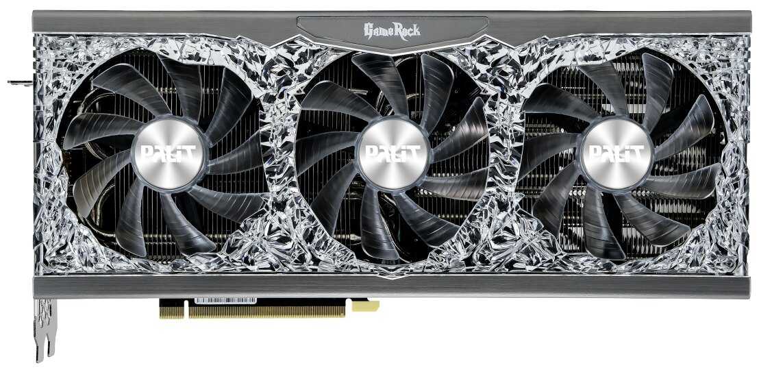 Видеокарта Palit GeForce RTX 3070 GameRock V1 8GB (NE63070019P2-1040G V1) фотография 1