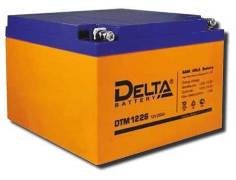 Аккумулятор DELTA DTM 1226 фотография 10