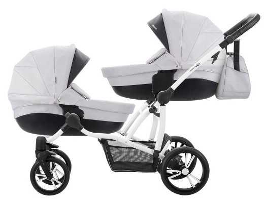 Универсальная коляска для двойни Bebetto 42 Comfort 2017, 2 в 1 фотография 14
