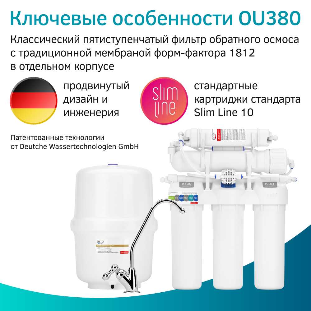 Фильтр для воды Prio OU385 фотография 22